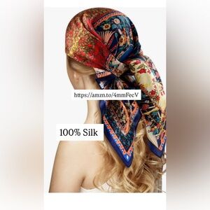 Paisley Silk and Blended  Scarfs Click 🔗 to shop